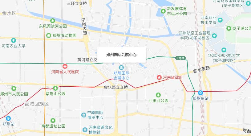 郑州家博会交通路线地图